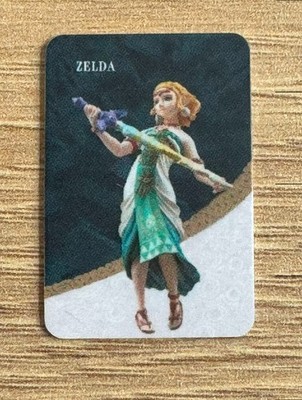 #Z39 Mini Amiibo Karte für Zelda Tears of the Kingdom ''ZELDA'' Nintendo Switch