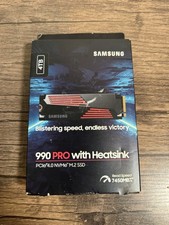 Samsung 990 PRO w/ Heatsink 4TB PCIe 4.0 NVMe M.2 Internal SSD BRAND NEW SEALED