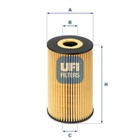 UFI ÖLfilter 25.106.00 Filtereinsatz FüR Skoda Seat Audi VW 8K5 Caddy B8 Touran