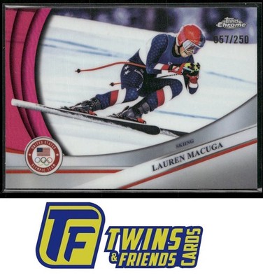 2026 Topps Chrome U.S. Winter Olympic & Paralympic Lauren Macuga Pink /250