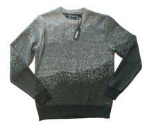 Buffalo by David Bitton Men's Crewneck Sweater Black SIZE XLARGE