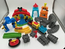 Disney Junior Mickey Mouse Train Track Set Motorized Tested Works w/Instructions