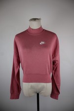 NIKE FELPA MAGLIA DONNA TG XS WOMAN CASUAL VINTAGE SPORT SWEATSHIRT COTONE