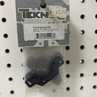 Tekno TKR6664B   Front Camber Link Plate (revised, aluminum, EB/ET410.2)