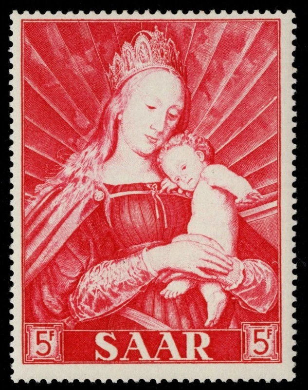 SAAR 250 - "Madonna and Child" by Holbien (pc69690) - Image 1 of 1