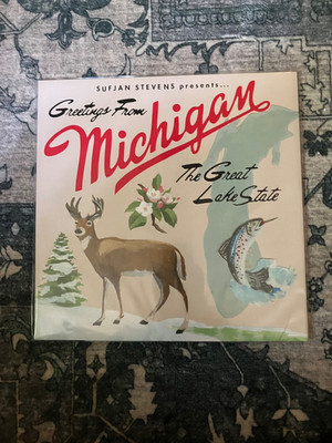 Sufjan Stevens - Greetings From Michigan 2LP Black vinyl, Near Mint