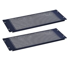2 PCS 4U Blank Rack Mount Panel Spacer Venting 19 Inch Server Rack Enclosure