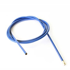 Senzo Teflon gefütterter Kart Gaszug außen 1500 mm blau