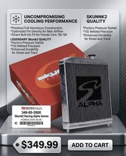 Skunk2 Racing 349-05-2000 Civic Mt Only Includes 1 Bar S2 Radiator Cap 1.25 In Skunk2 Racing 349-05-2000 Civic Mt Only Includes 1 Bar S2 Radiator Cap 1.25 In