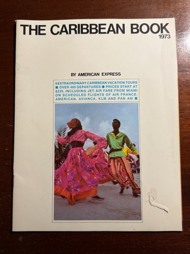 The Caribbean Book 1973 American Express Jamaica Puerto Rico Vtg Travel Booklet