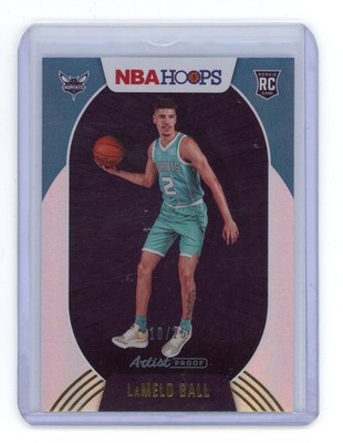 2020-21 NBA Hoops Artist Proof #223 LaMelo Ball RC Rookie /25