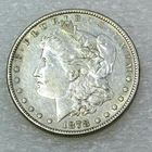 1878-S Morgan Silver Dollar XF Nice Luster in saflip #M304