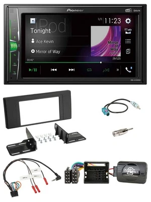 Pioneer 2DIN Lenkrad DAB USB Bluetooth Autoradio für Land Rover Range Rover Vogu - Bild 1 von 4