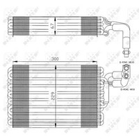 NRF 36030 Verdampfer Klimaanlage Klimaanlagenverdampfer Klimaverdampfer