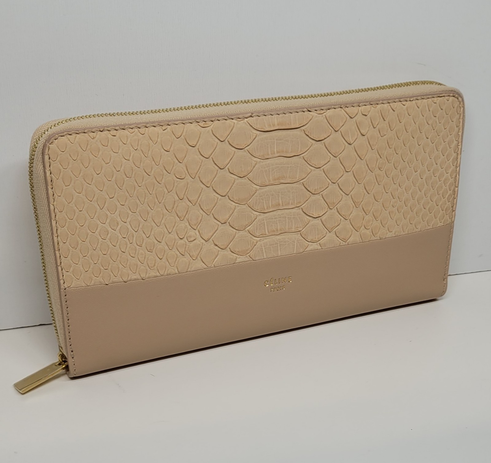 [eBay Live] Celine 2 Tone Python Leather Long Zip… - image 4