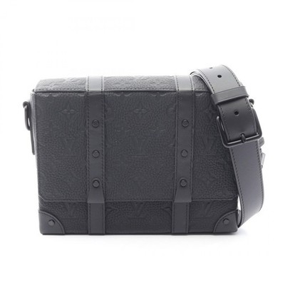 Louis Vuitton Trunk Messenger Bag PM Black Leather for sale online