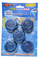 Disposable Toilet Bowl Cleaners 50g x 5 tabs Odor Eliminator, Fresh Scent