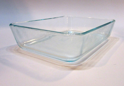 Pyrex USA Clear Glass Small 3 Cup 750ml  1.5'' x 5'' x 7'' Rectangle Bake Dish Pan