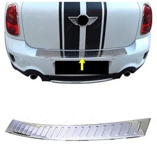 Per MINI COUNTRYMAN R60 2010-2016 Cromato Protezione Paraurti Brillante ACCIAIO