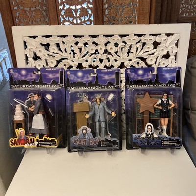 Vintage Saturday Night Live Action Figure LOT SNL Samurai GoatBoy Mary Katherine