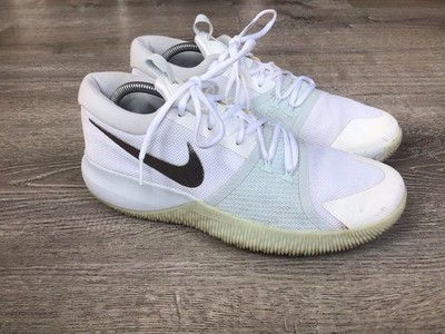 Nike Mens Zoom Assersion Size 10.5 Sneakers Basketball Shoes White 917505 104