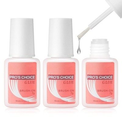 Nagelkleber, 3 Flaschen Extra Stark (7g) On Nagelkleber Für Kunstnägel Tips, Pre
