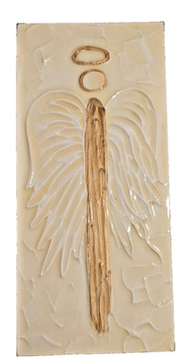 Mud Pie Tall Angel Plaque Christmas Remembrance Decor