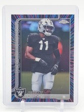 JEREMY CHINN 2025 TOPPS CHROME NEON PULSE SSP #184 LAS VEGAS RAIDERS Q5939