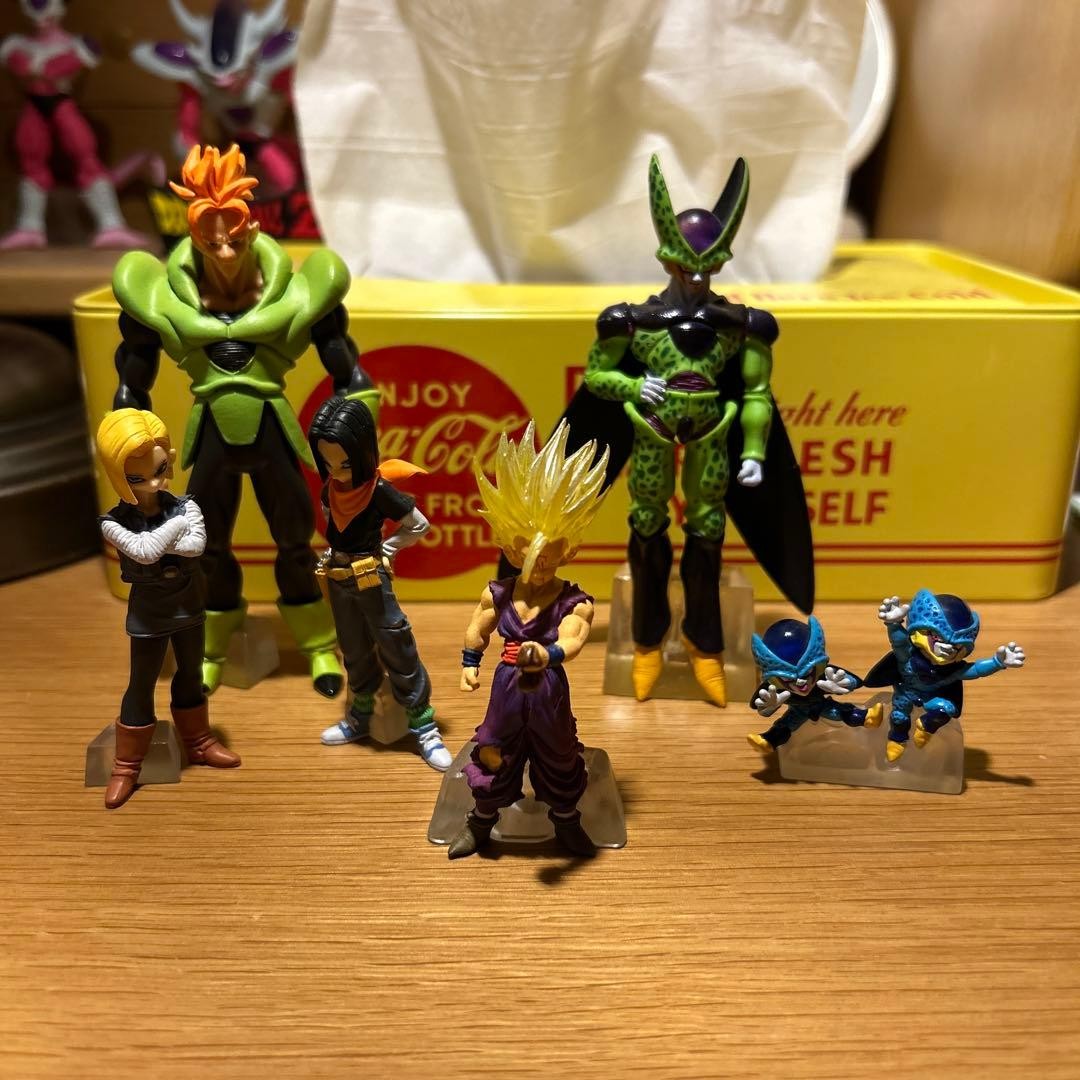 Lote de figuras Dragon Ball HG Android 16 17 18 Cell Jr Son Gohan