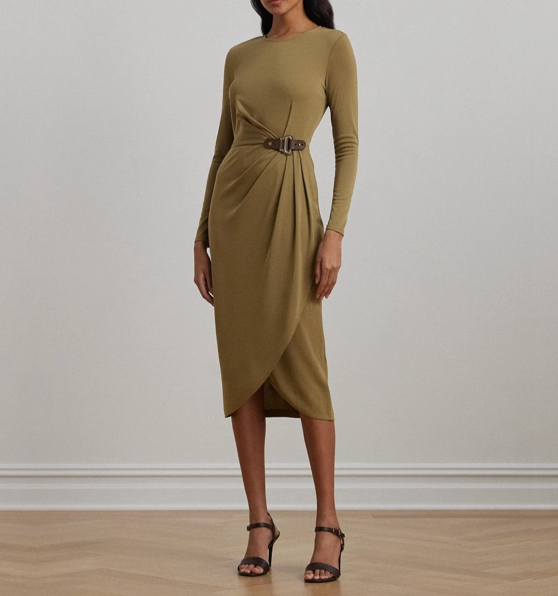 strapless open back dress Soft Active Cross-Back Pleated Tennis Dress in Black main image 1