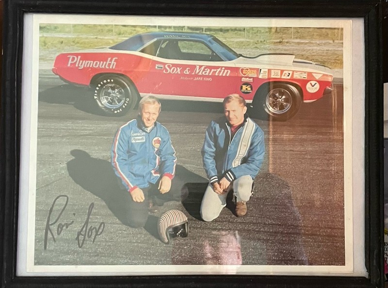 Sox & Martin Team Super Stockers Picture Signed by Sox