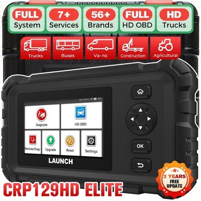 Launch CRP129 HD Auto Diagnosegerät OBD2 Scanner ALLE SYSTEM für LKW HD Trucks