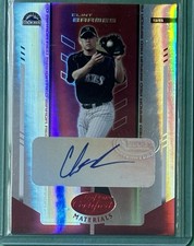 2004 Leaf Certified Materials Clint Barmes Mirror Red Autograph Auto RC /100