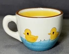 Stangl Pottery Kiddieware Little Quackers Hand Painted Cup Signed 2.75”T