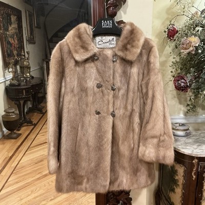 MINK Genuine fur coat  Sz S