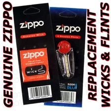 Zippo ACCESSORIES Wick & Flint SET 1 of EA Wicks Flints