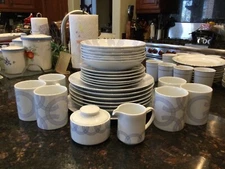 Art Deco Studio Nova Service for 6 "Truck" Dinnerware plus Accessories