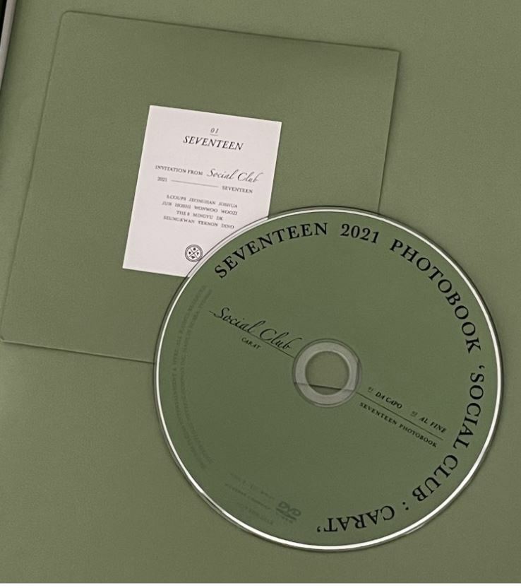 K-POP・アジア SEVENTEEN PHOTOBOOK SOCIAL CLUB : CARAT SEVENTEEN Official 2021 PHOTOBOOK SOCIAL CLUB:CARAT DA CAPO