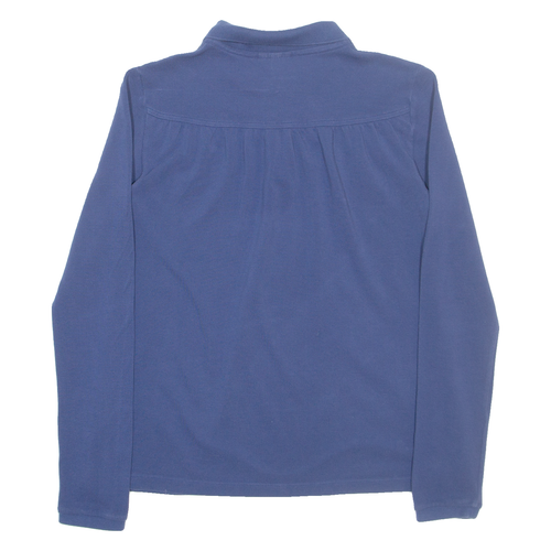 LACOSTE Girls Polo Shirt Blue Long Sleeve 16Y - Picture 3 of 6