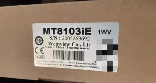 MT8103IE 1PCS New WEINTEK MT8103iE 10 inch Touch Panel HMI Fast delivery - Picture 1 of 2