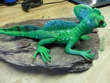 1 Purple Shale Real Rock aquarium lizard turtle iguana reptile scenery backround