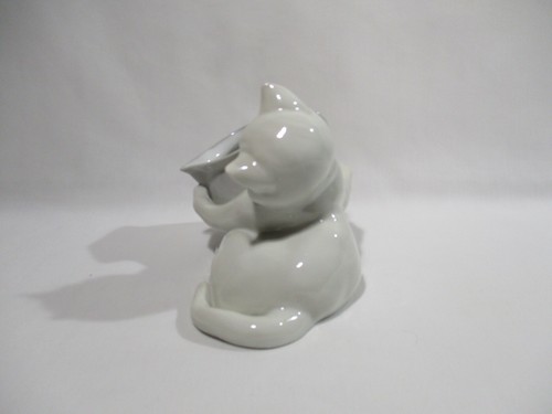 CHAT PORCELAINE ANIMALIERE GEBRUDER HEUBACH CAT PORCELAIN KATZE PORZELLAN - Picture 5 of 12