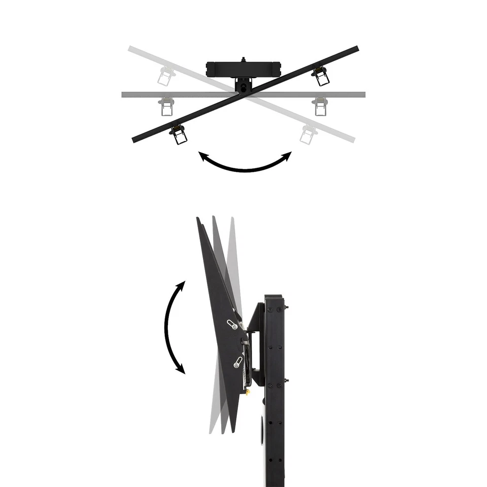 Columna de montaje TV AVF FL602KITB - para gama de soporte Affinity, VESA universal, negro Foto 4 de 4