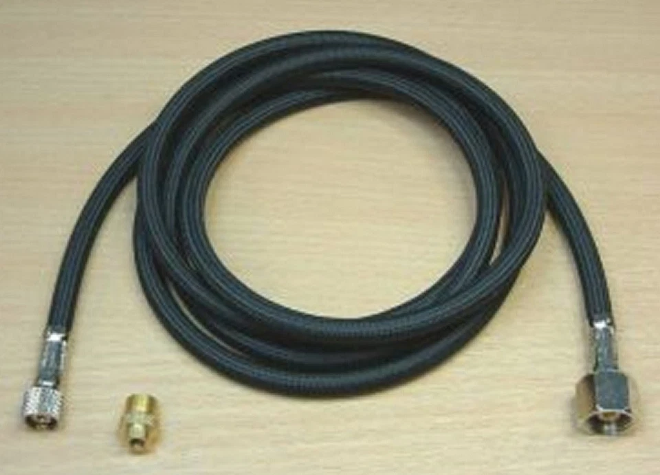 AB105 BRAIDED AIRBRUSH HOSE FOR BADGER IWATA EXPO AIRBRUSH TO 1/4BSP COMPRESSOR