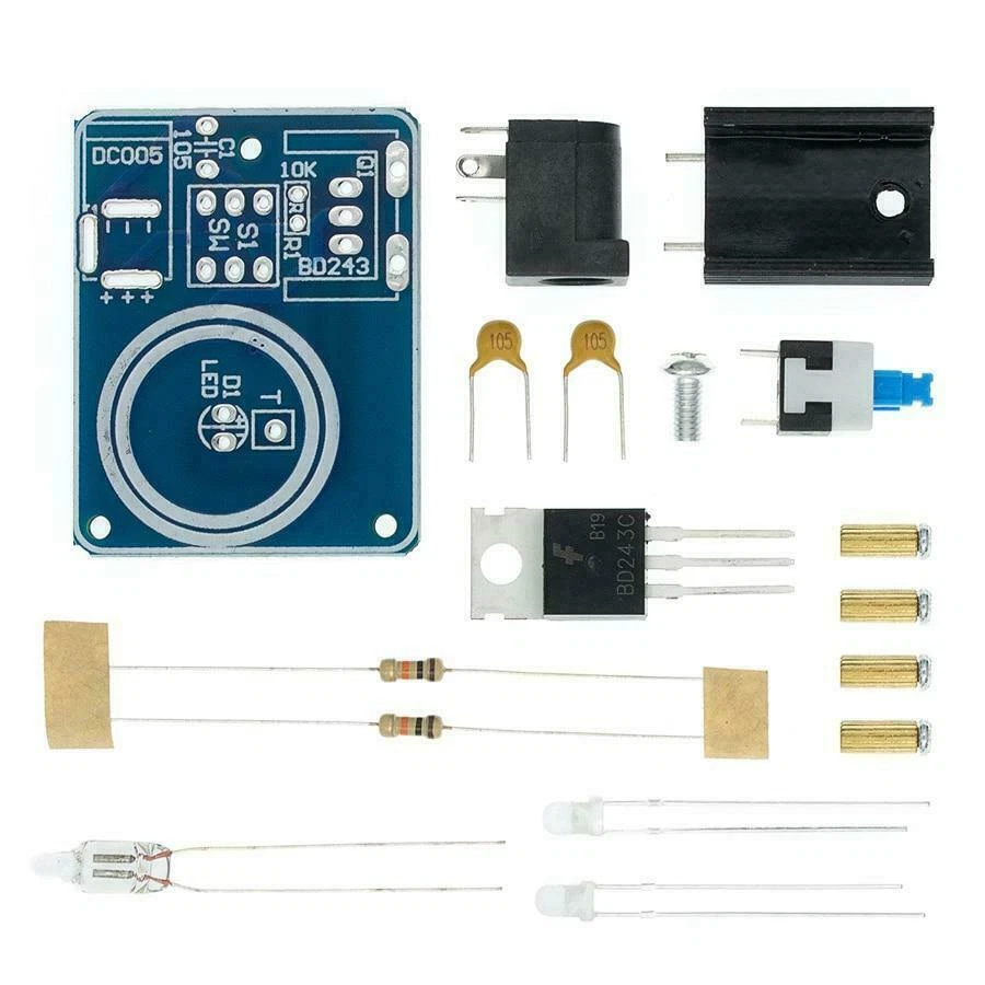 DIY Mini Tesla Coil Kit 9-12V BD243C Electronic Wireless Transmission Generator - Image 4 of 4