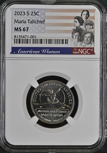 2023 S Maria Tallchief Quarter NGC MS67