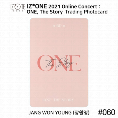 IZ*ONE 2021 One The Story Online Concert Trading card Photocard