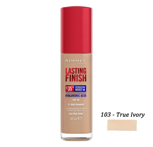 RIMMEL Lasting Finish 35hrs Liquid Foundation Full Coverage for Dry Skin 30ml - Picture 9 of 13