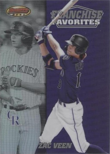 2021 Bowman's Best Refractor Zac Veen | eBay