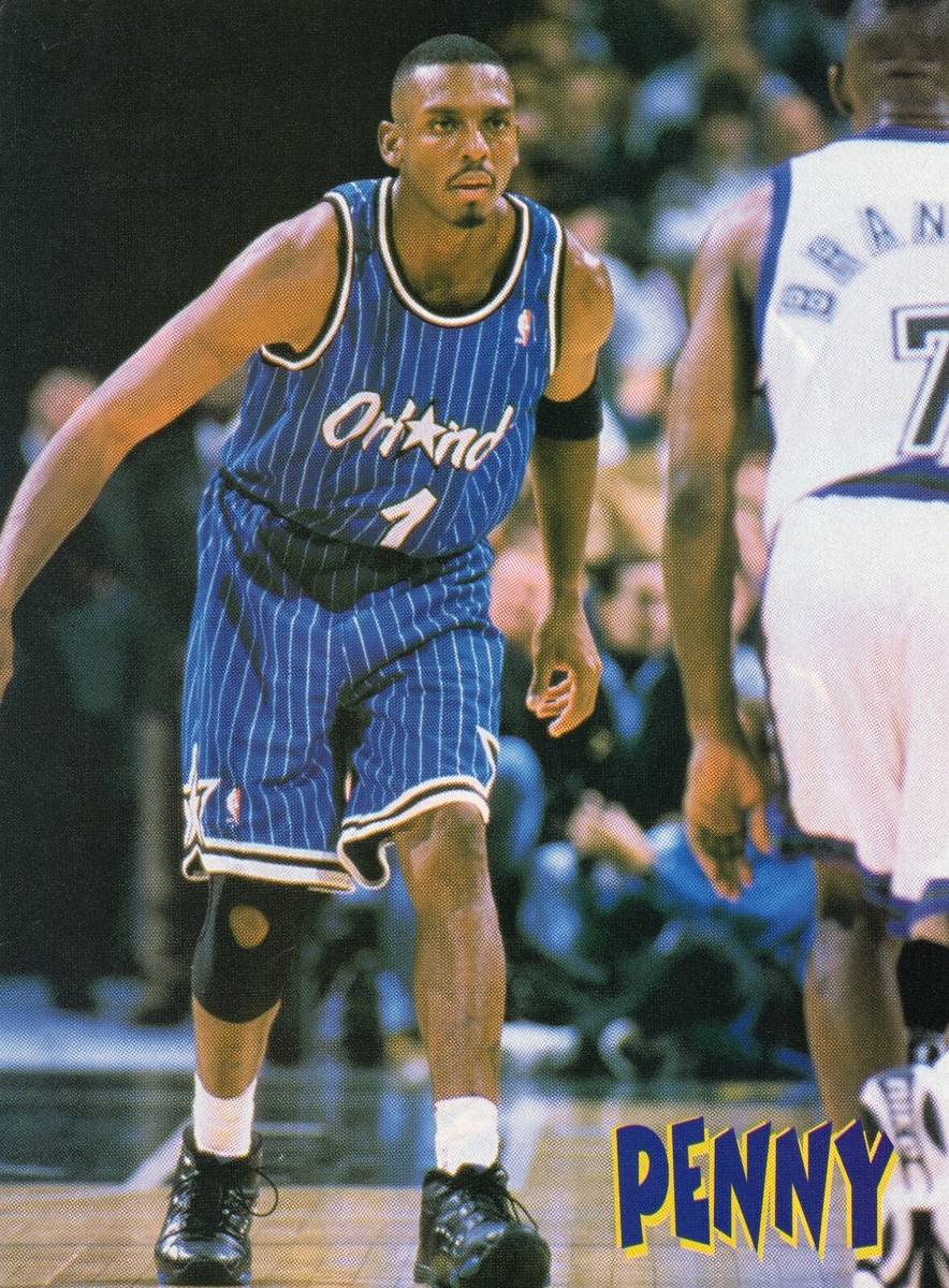 Vintage 90s Kobe Bryant Penny Hardaway Poster NBA Basketball Los